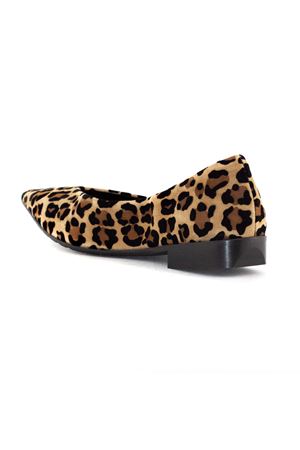 Leopard print calf hair ballerina shoes MARA BINI | V427CUOIO